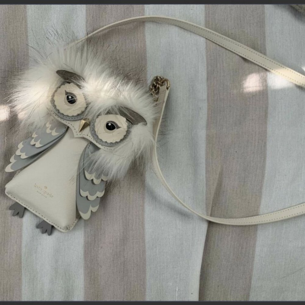 kate spade owl phone crossbody bag purse nwot - Picture 6 of 8